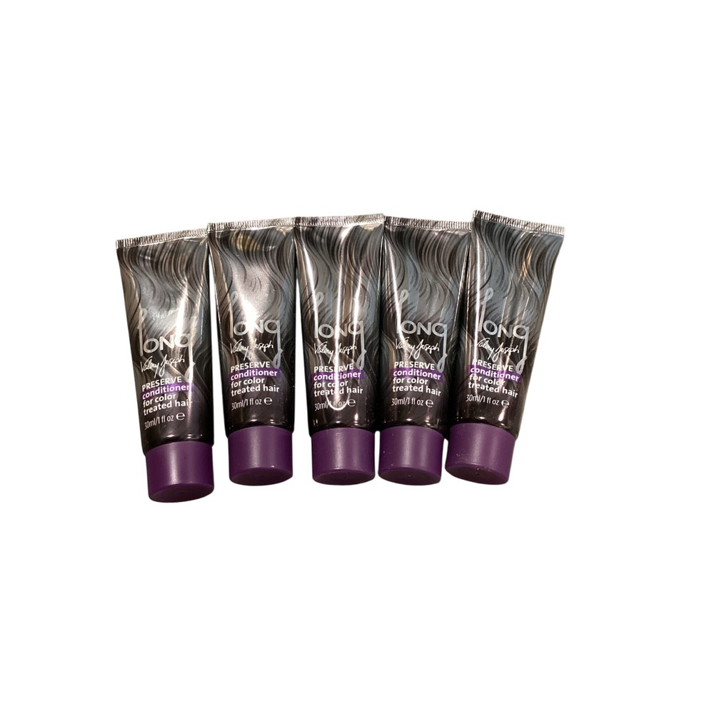 Lot of 5 Long by Valery Joseph Preserve Conditioner for Color Treated Hair 1oz